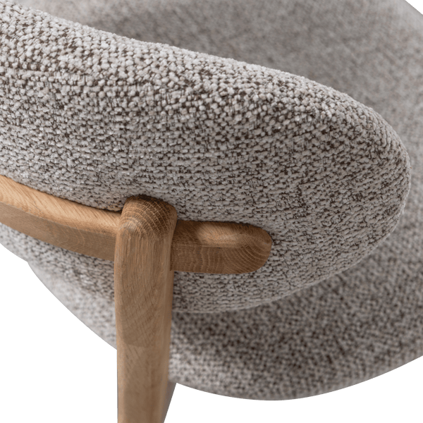 UDAR EETKAMERSTOEL NATUREL MET HOUTEN FRAME NATUREL (set of 2)