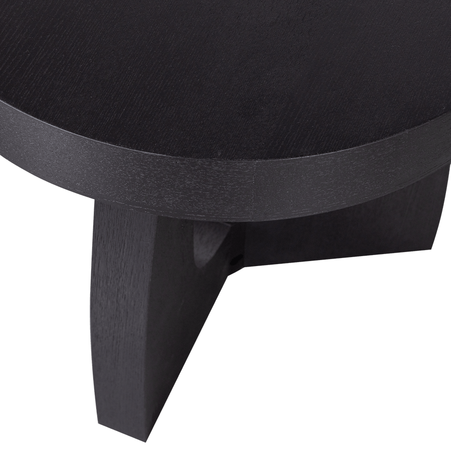 TALA BIJZETTAFEL MDF FINEER ZWART 45XO45 CM