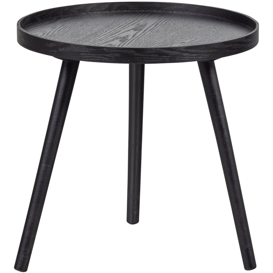 MESA BIJZETTAFEL M HOUT ZWART 45xO45 (set of 4)