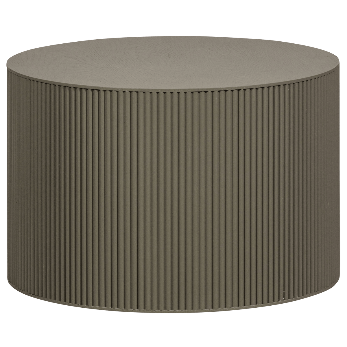 SANNE BIJZETTAFEL ROND MDF MILITAIR GROEN