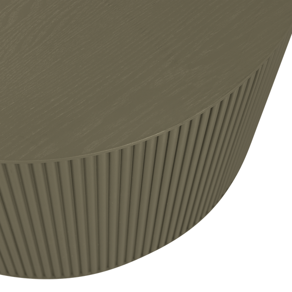 SANNE BIJZETTAFEL ROND MDF MILITAIR GROEN