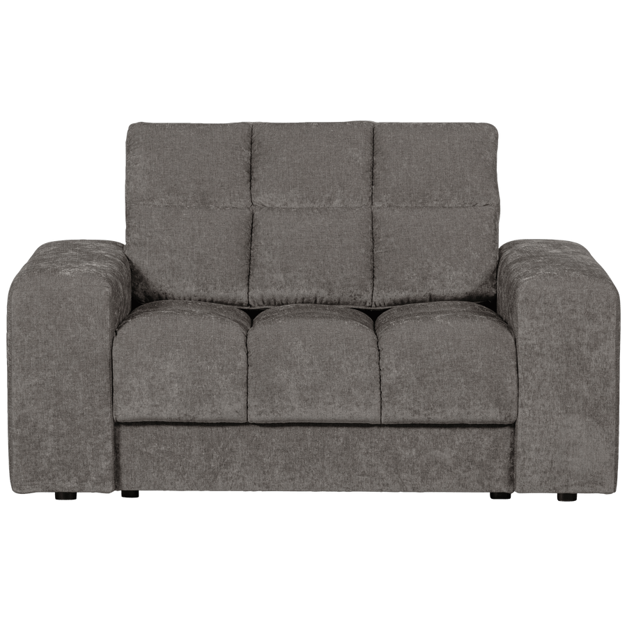 SECOND DATE LOVESEAT VELVET GRIJS