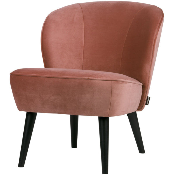 SARA FAUTEUIL VELVET OUD ROZE