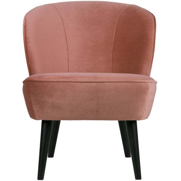 SARA FAUTEUIL VELVET OUD ROZE
