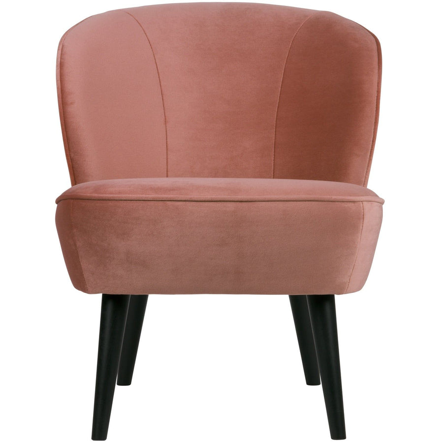 SARA FAUTEUIL VELVET OUD ROZE