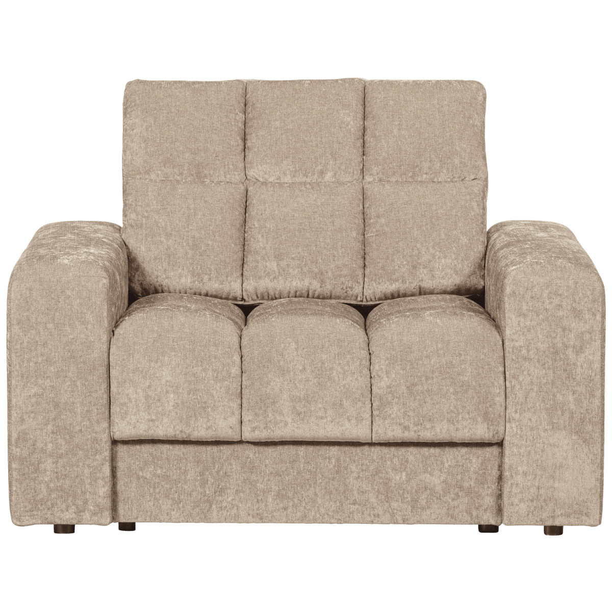 SECOND DATE FAUTEUIL VELVET NOUGAT