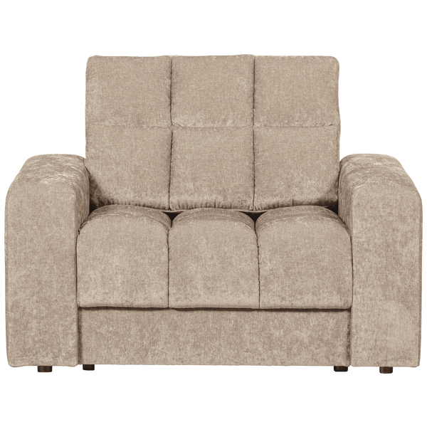 SECOND DATE FAUTEUIL VELVET NOUGAT