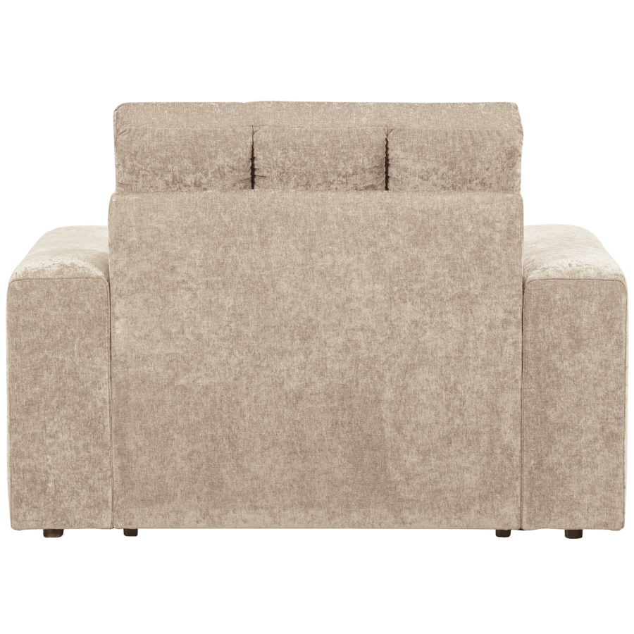 SECOND DATE FAUTEUIL VELVET NOUGAT
