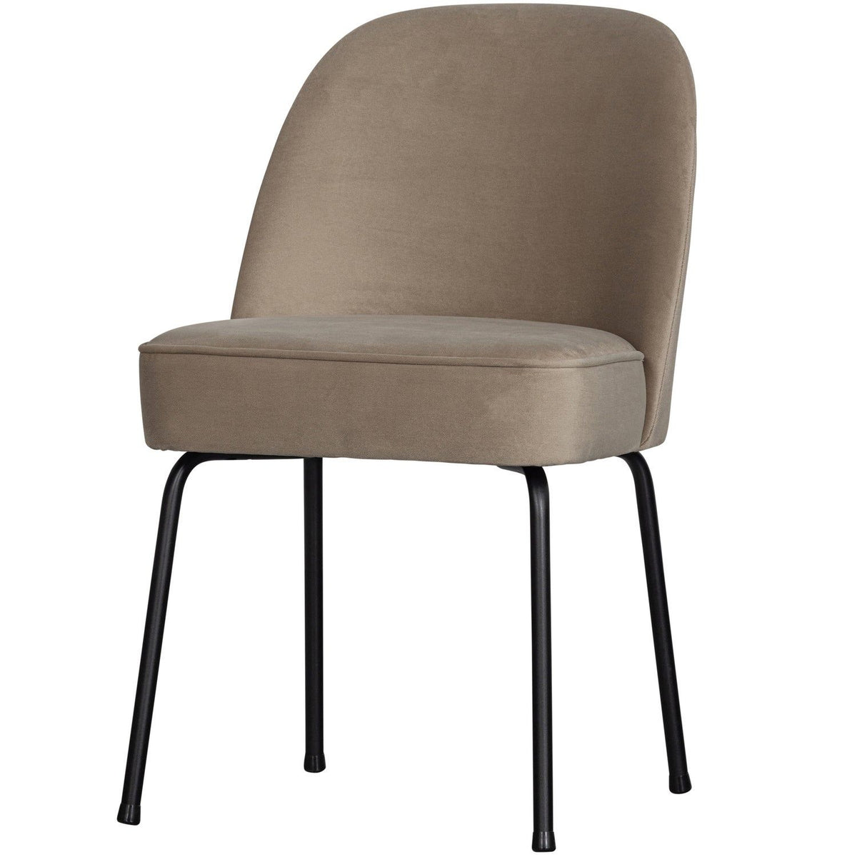 VOGUE EETKAMERSTOEL VELVET KHAKI (set of 2)