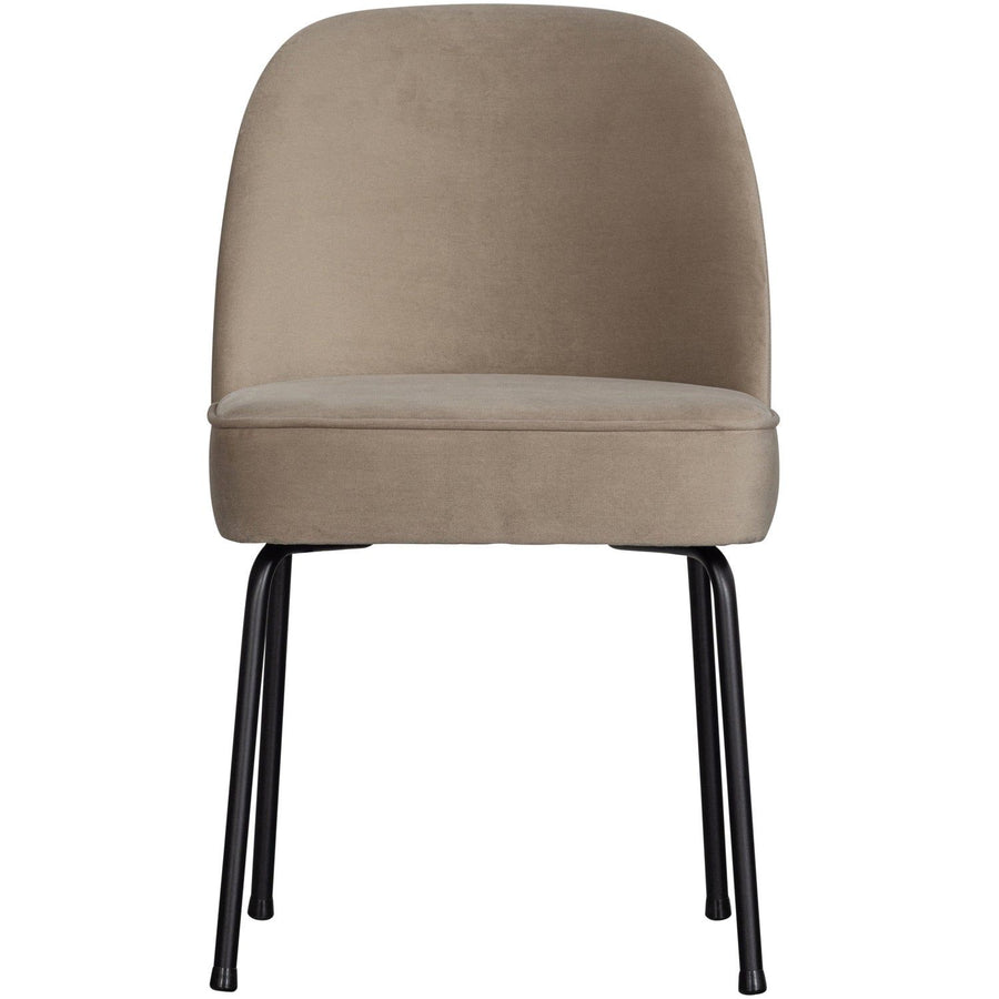 VOGUE EETKAMERSTOEL VELVET KHAKI (set of 2)