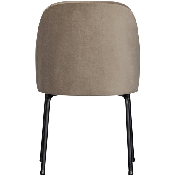 VOGUE EETKAMERSTOEL VELVET KHAKI (set of 2)