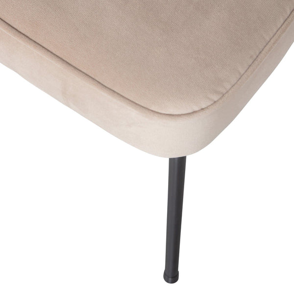 VOGUE EETKAMERSTOEL VELVET KHAKI (set of 2)