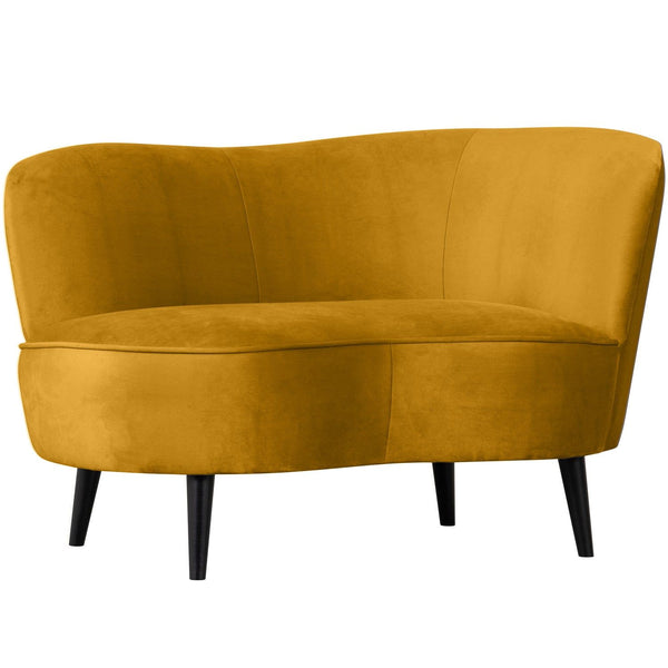 SARA LOUNGE FAUTEUIL RECHTS VELVET OKER