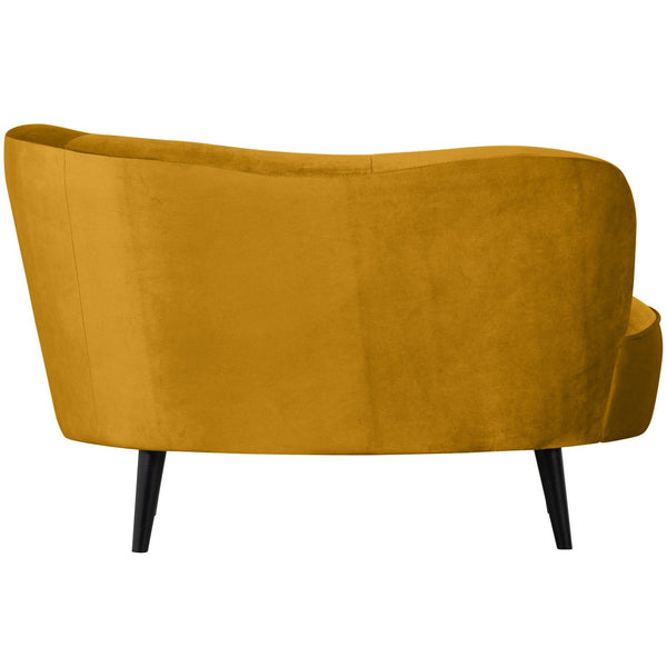 SARA LOUNGE FAUTEUIL RECHTS VELVET OKER