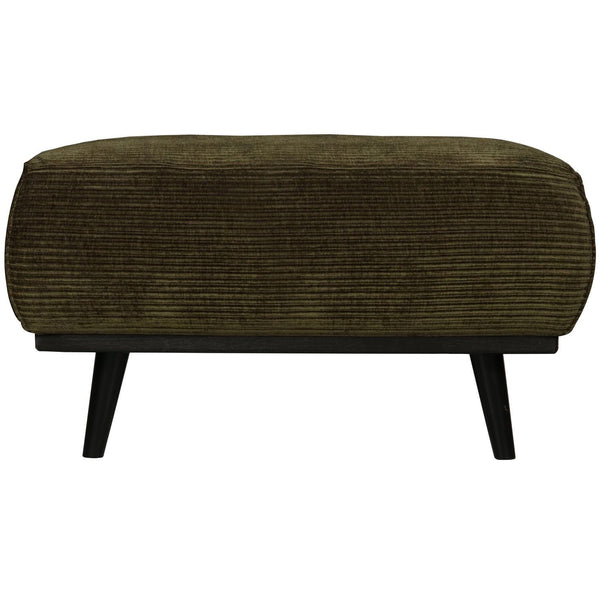 STATEMENT HOCKER RIBSTOF WARM GROEN