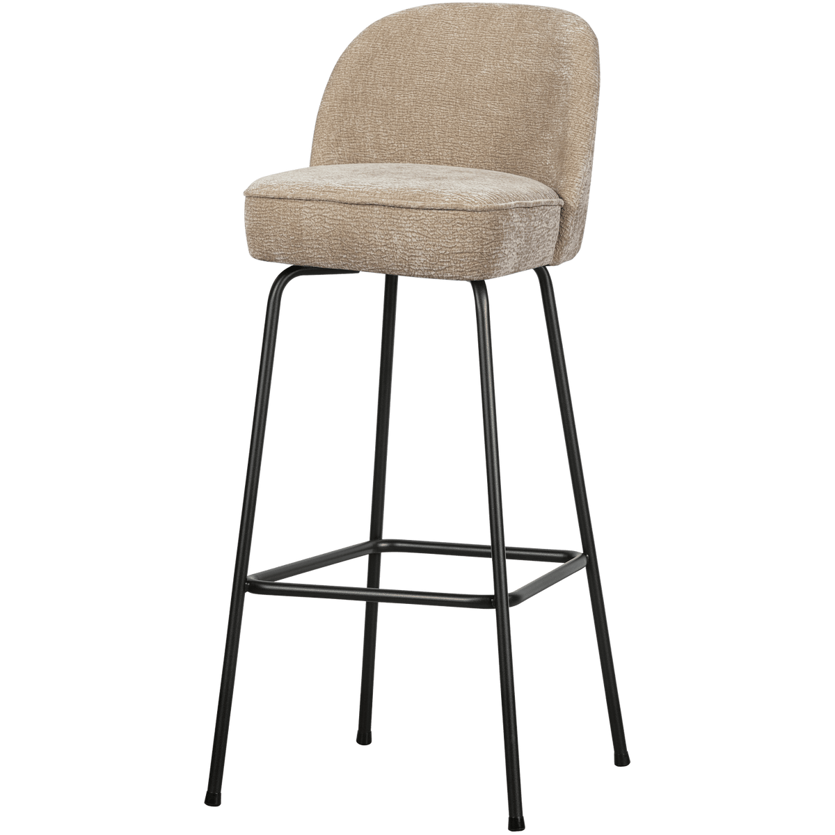 VOGUE BARSTOEL 80 CM 3D CHENILLE ZAND