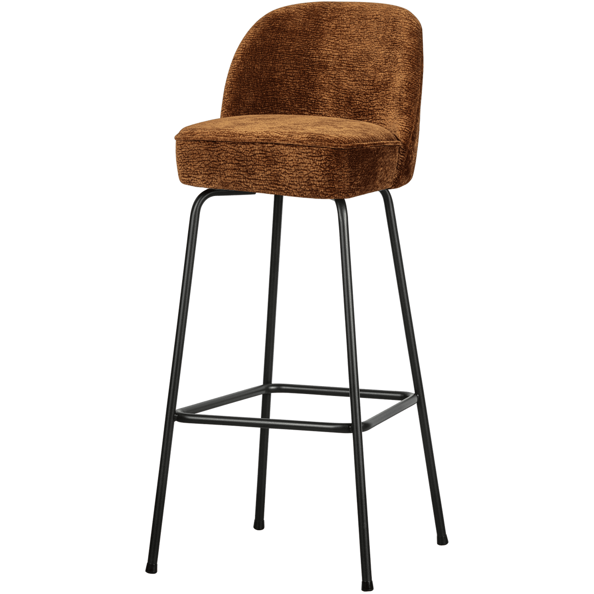 VOGUE BARSTOEL 80 CM 3D CHENILLE MIDDENBRUIN