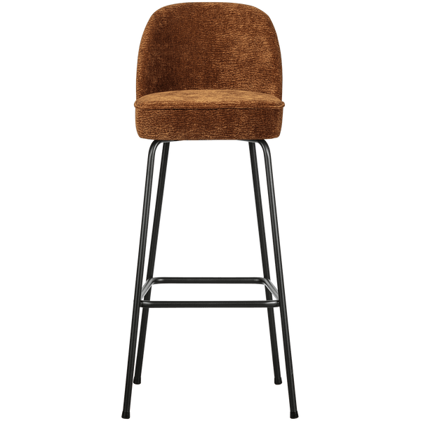 VOGUE BARSTOEL 80 CM 3D CHENILLE MIDDENBRUIN
