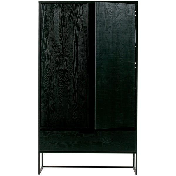 SILAS 2-DEURS KAST ESSEN BLACKNIGHT [fsc]