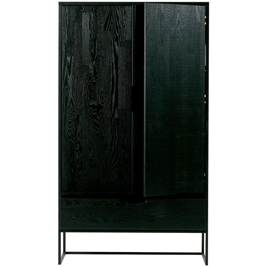 SILAS 2-DEURS KAST ESSEN BLACKNIGHT [fsc]