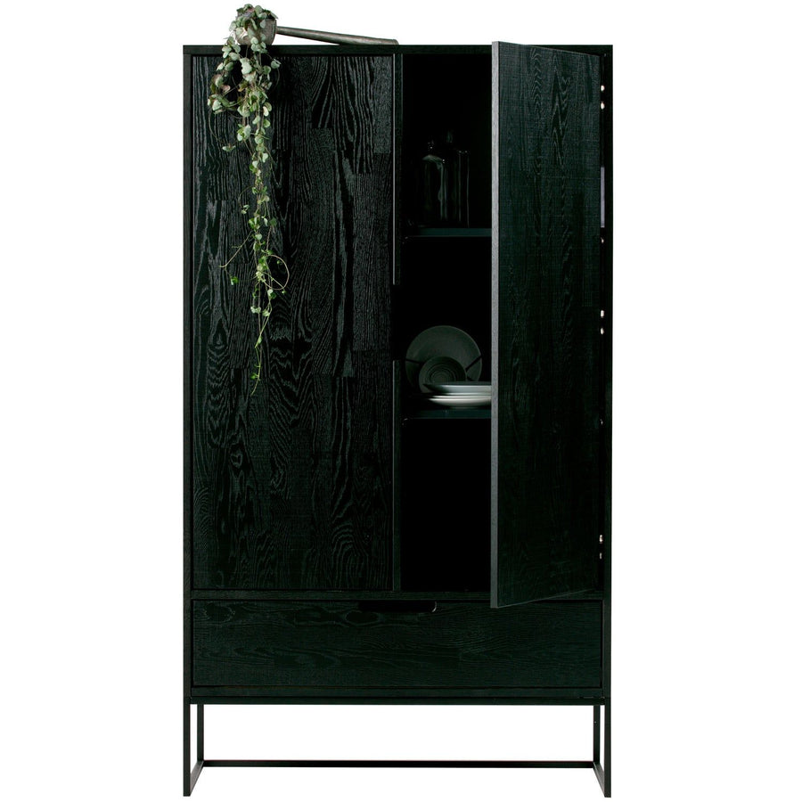 SILAS 2-DEURS KAST ESSEN BLACKNIGHT [fsc]