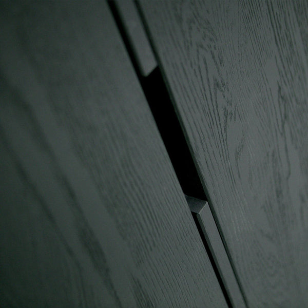 SILAS 2-DEURS KAST ESSEN BLACKNIGHT [fsc]