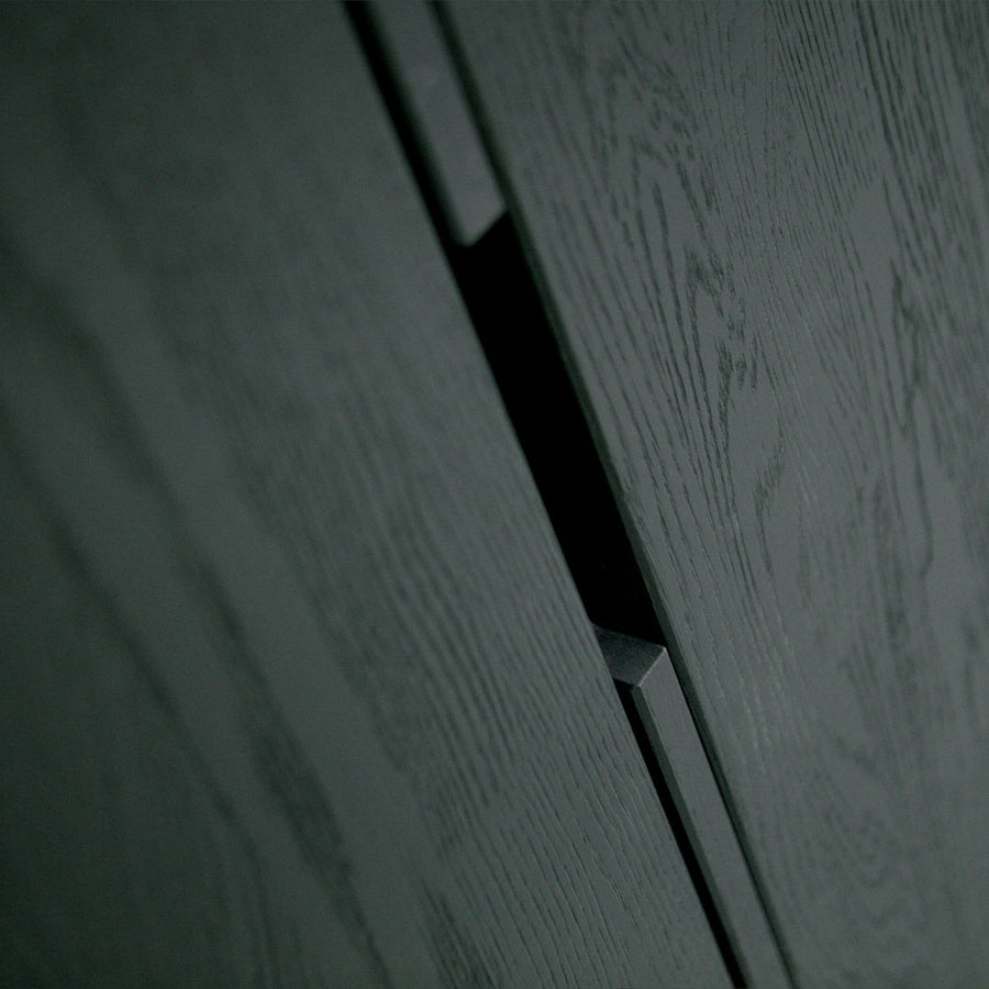 SILAS 2-DEURS KAST ESSEN BLACKNIGHT [fsc]