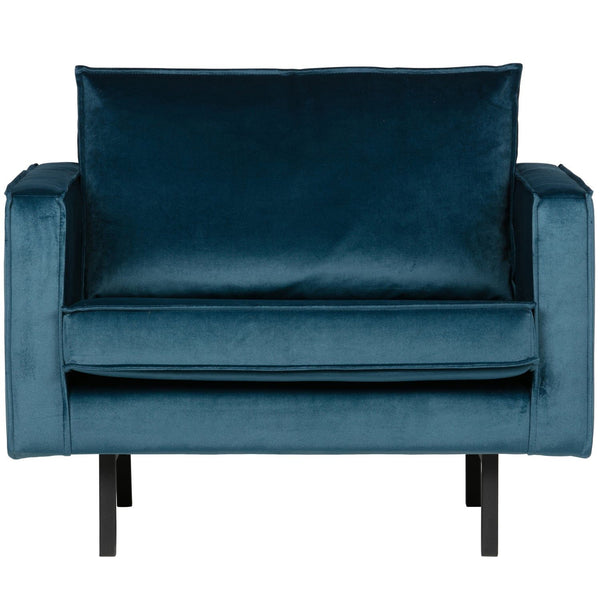 RODEO FAUTEUIL VELVET BLAUW