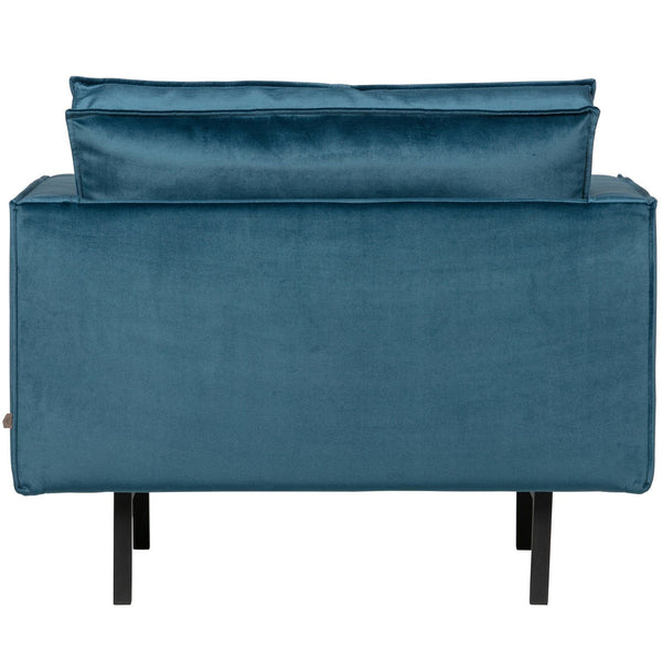 RODEO FAUTEUIL VELVET BLAUW