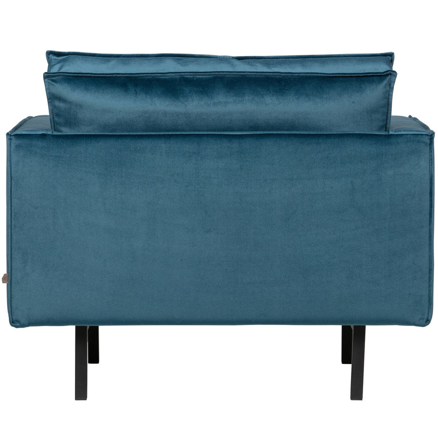 RODEO FAUTEUIL VELVET BLAUW