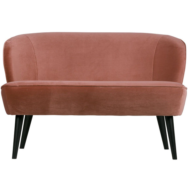 SARA BANKJE VELVET OUD ROZE