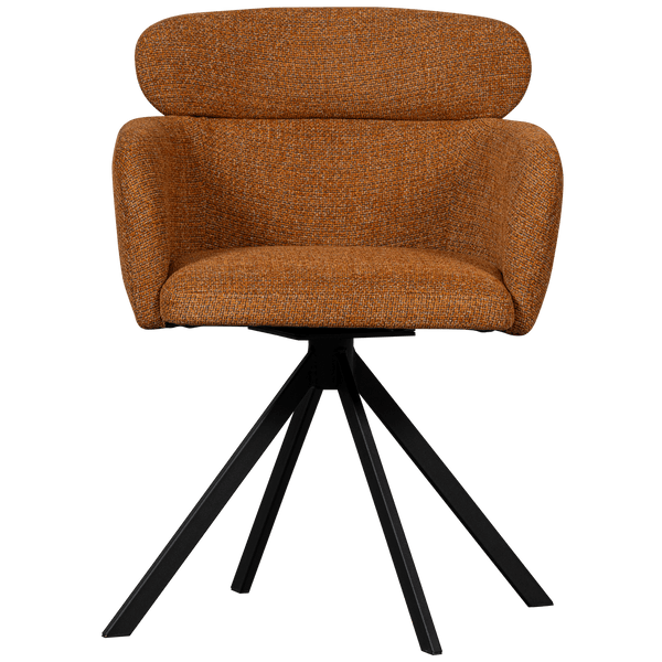FENNE DRAAIBARE EETKAMERSTOEL GEWEVEN STOF GINGER (set of 2)
