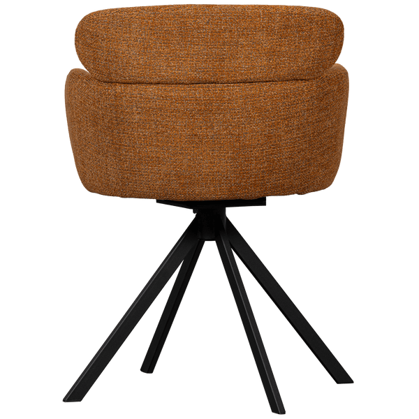FENNE DRAAIBARE EETKAMERSTOEL GEWEVEN STOF GINGER (set of 2)
