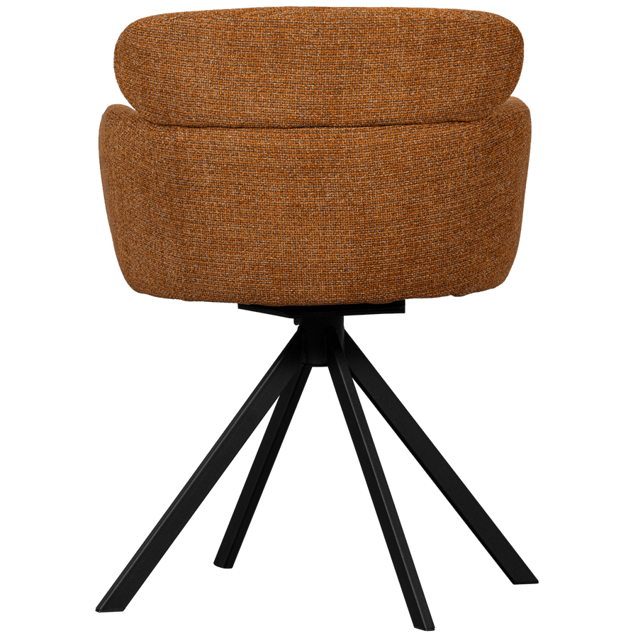 FENNE DRAAIBARE EETKAMERSTOEL GEWEVEN STOF GINGER (set of 2)