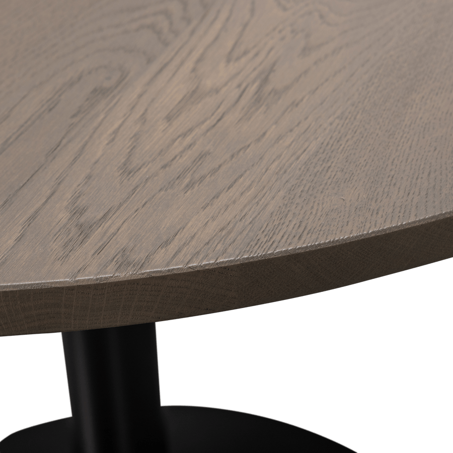 TABLO EETTAFEL OVAAL VL 220x90CM PEBBLE GREY/ZWART [fsc]