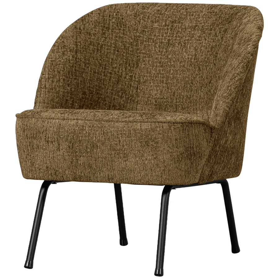 VOGUE FAUTEUIL STRUCTURE VELVET BRASS
