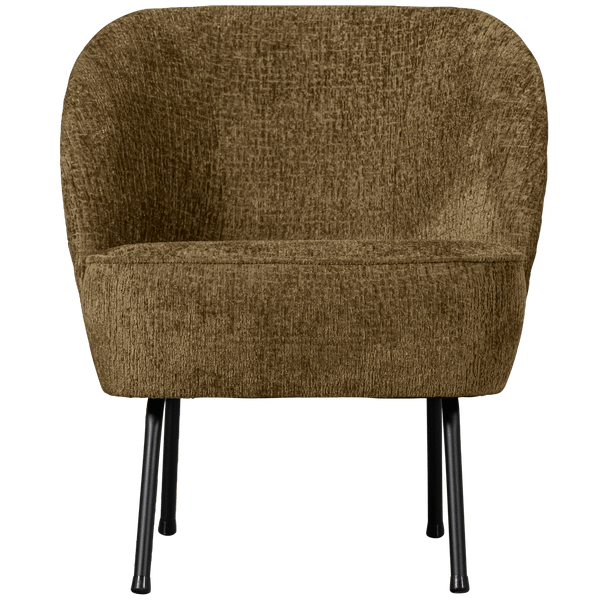 VOGUE FAUTEUIL STRUCTURE VELVET BRASS
