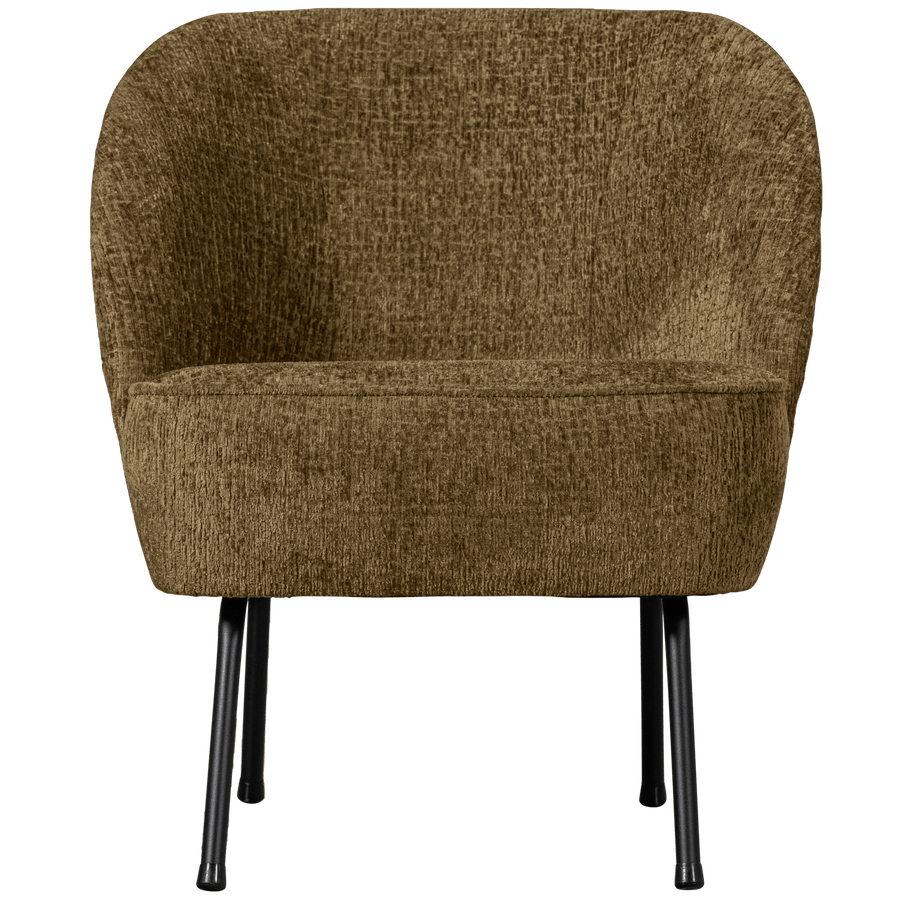 VOGUE FAUTEUIL STRUCTURE VELVET BRASS