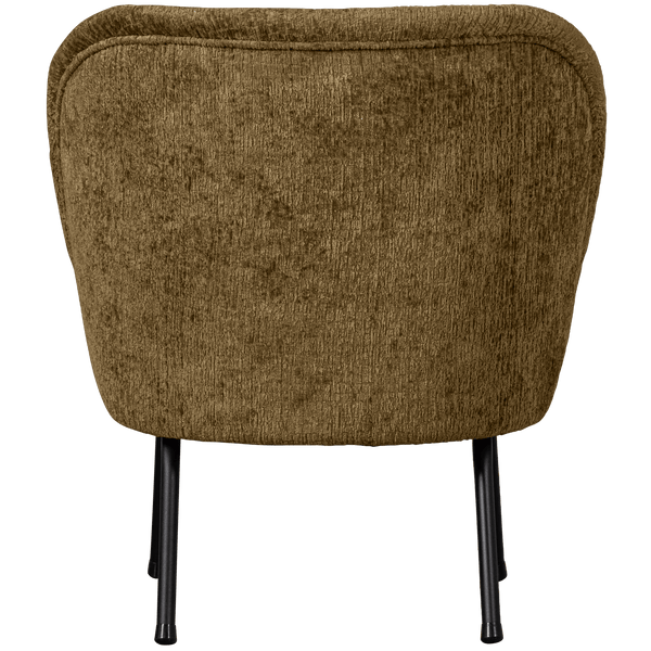 VOGUE FAUTEUIL STRUCTURE VELVET BRASS