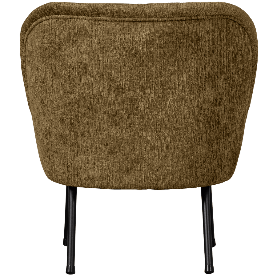 VOGUE FAUTEUIL STRUCTURE VELVET BRASS