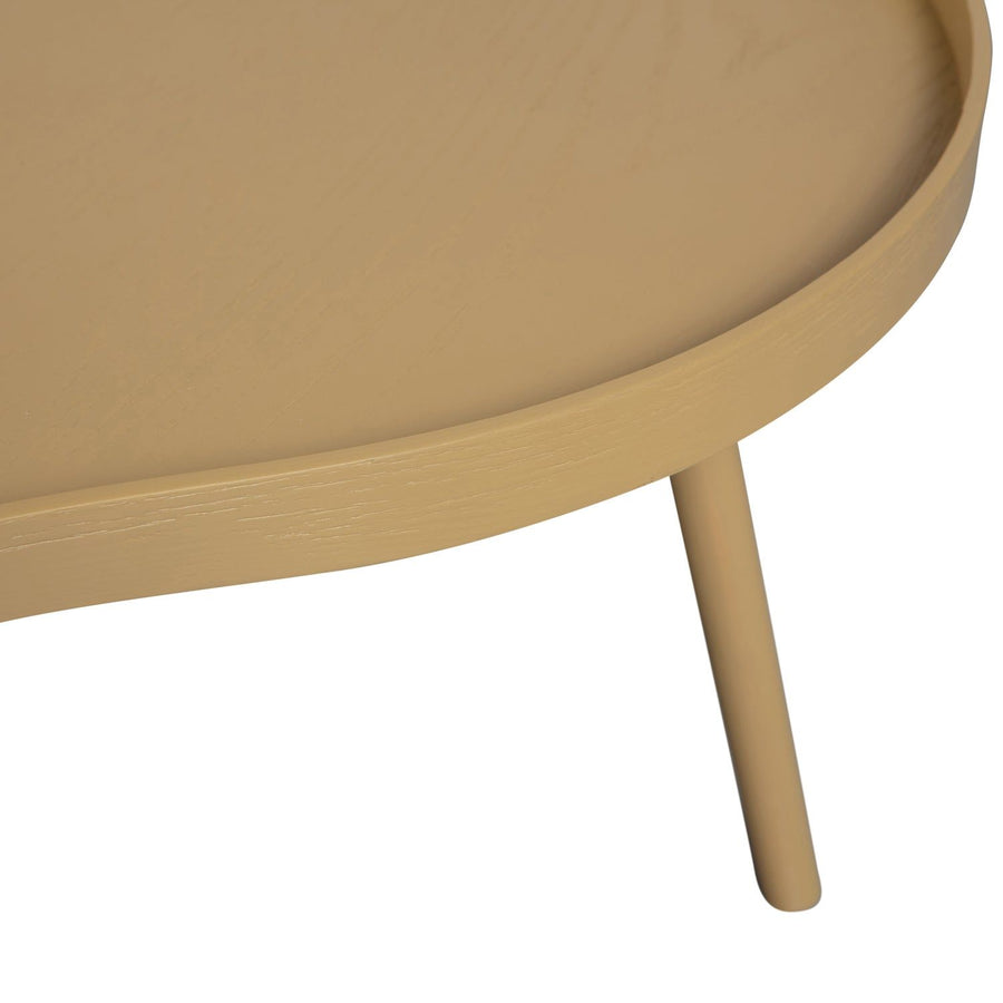 MAE BIJZETTAFEL ORGANISCH LANGWERPIG HOUT ALPACA (set of 2)
