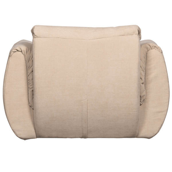 BAGGY DRAAIFAUTEUIL GEWEVEN CHENILLE ZAND