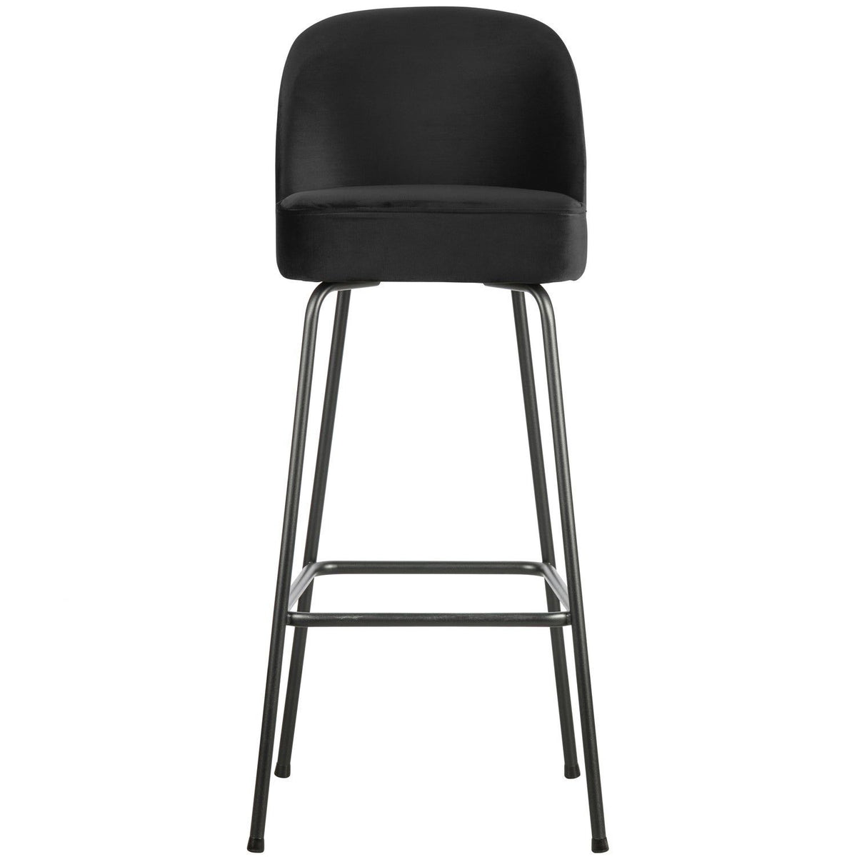 VOGUE BARSTOEL 80 CM VELVET ZWART