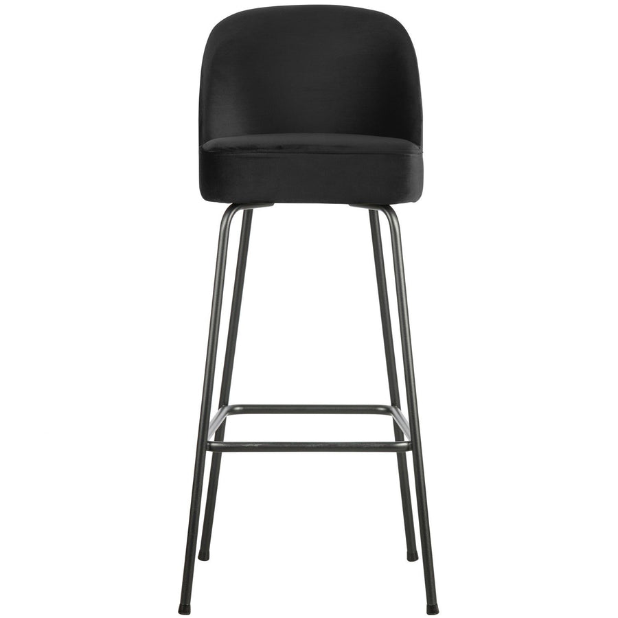 VOGUE BARSTOEL 80 CM VELVET ZWART