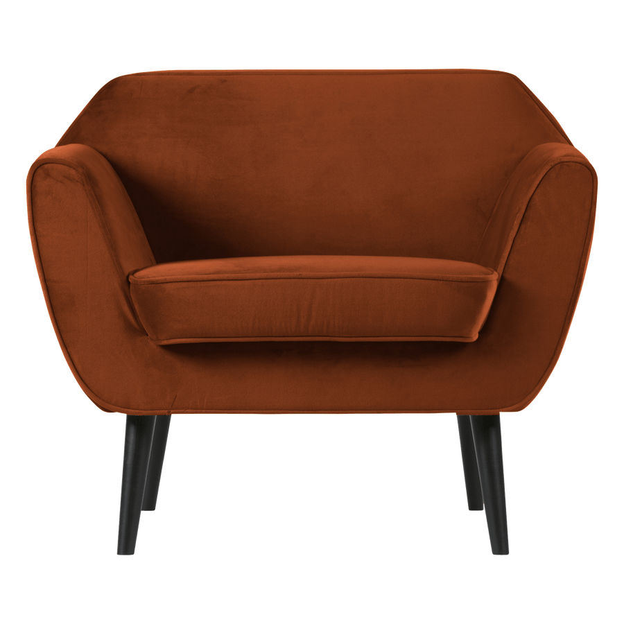 ROCCO FAUTEUIL VELVET ROESTBRUIN