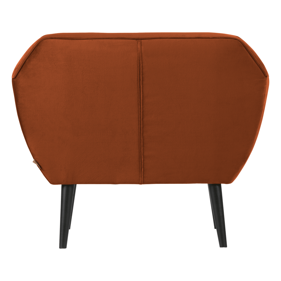 ROCCO FAUTEUIL VELVET ROESTBRUIN