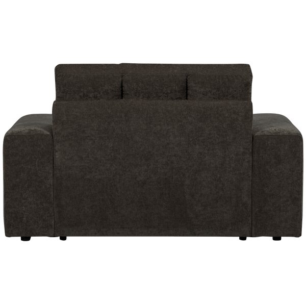 SECOND DATE LOVESEAT VELVET ANTRACIET