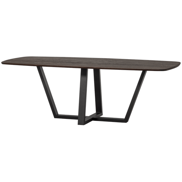 TABLO EETTAFEL DEENS OVAAL DL 220x100CM MYSTIC BROWN [fsc]