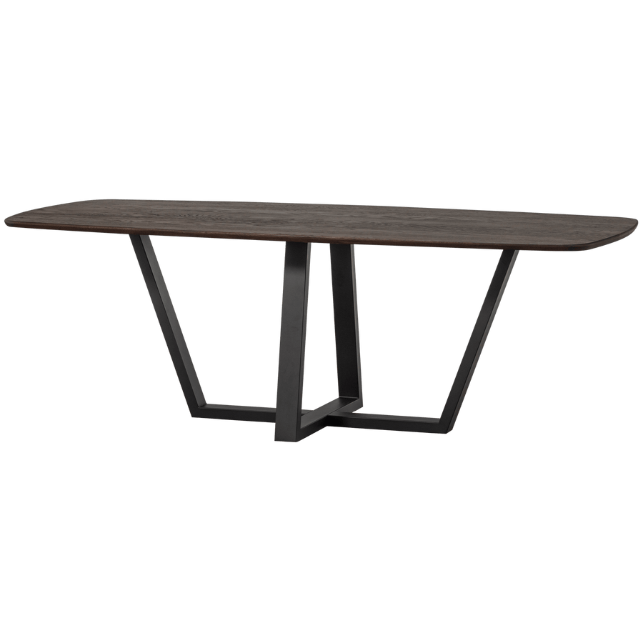 TABLO EETTAFEL DEENS OVAAL DL 220x100CM MYSTIC BROWN [fsc]
