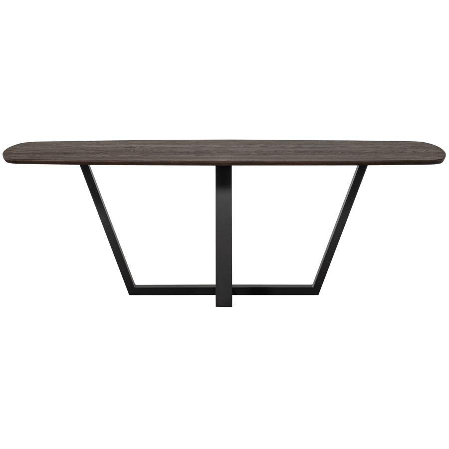 TABLO EETTAFEL DEENS OVAAL DL 220x100CM MYSTIC BROWN [fsc]